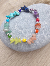 Load image into Gallery viewer, Rainbow evil eye Sparkle bracelet