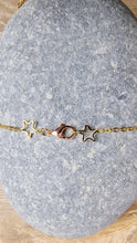 Load image into Gallery viewer, 3 phase moon necklace with moon and star chain