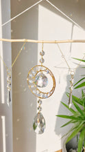Load image into Gallery viewer, DIY driftwood moon and star crystal suncatcher