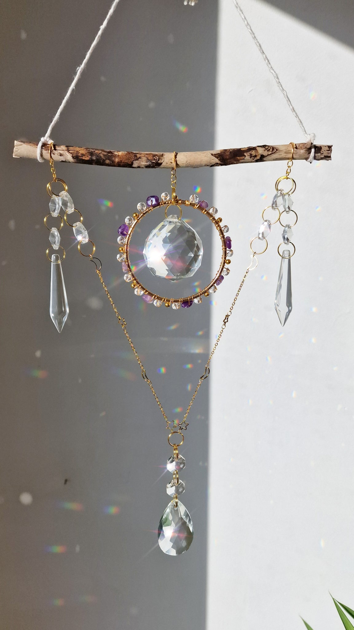 How to Make a Crystal Suncatcher – DIY • Sawatta