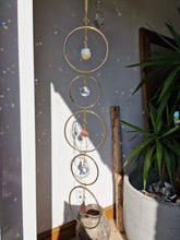 Load image into Gallery viewer, Chakra suncatcher DIY kit 5 hoops
