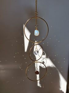 Chakra suncatcher DIY kit 3 hoops