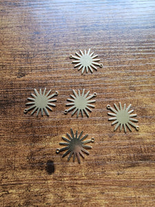 Star charm 2 holes star 1