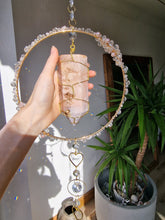 Load image into Gallery viewer, Crystal suncatcher pink amethyst - Francesca