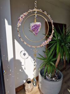 Crystal amethyst suncatcher - Yennifer