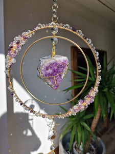 Crystal amethyst suncatcher - Yennifer