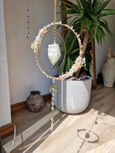 Load image into Gallery viewer, Crystal floral suncatcher snow quartz - Sabrina