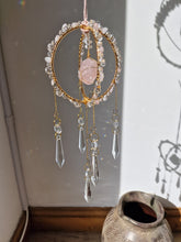 Load image into Gallery viewer, Crystal rose quartz orb suncatcher - Renfri
