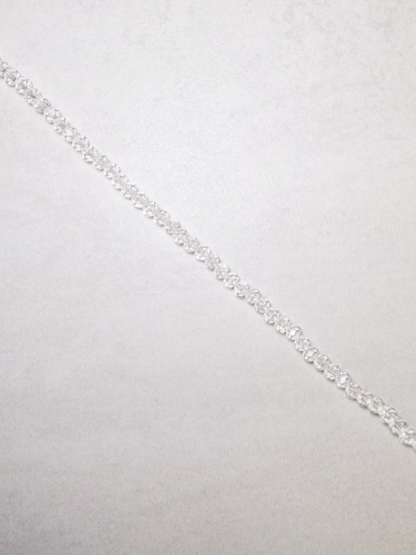 6mm clear beads strand