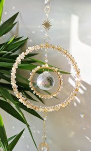 Beaded Hoop Suncatcher DIY Kit with Video Tutorial - 3 Suns