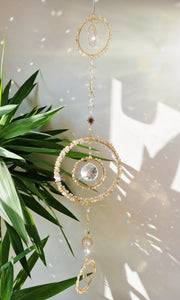 Beaded Hoop Suncatcher DIY Kit with Video Tutorial - 3 Suns