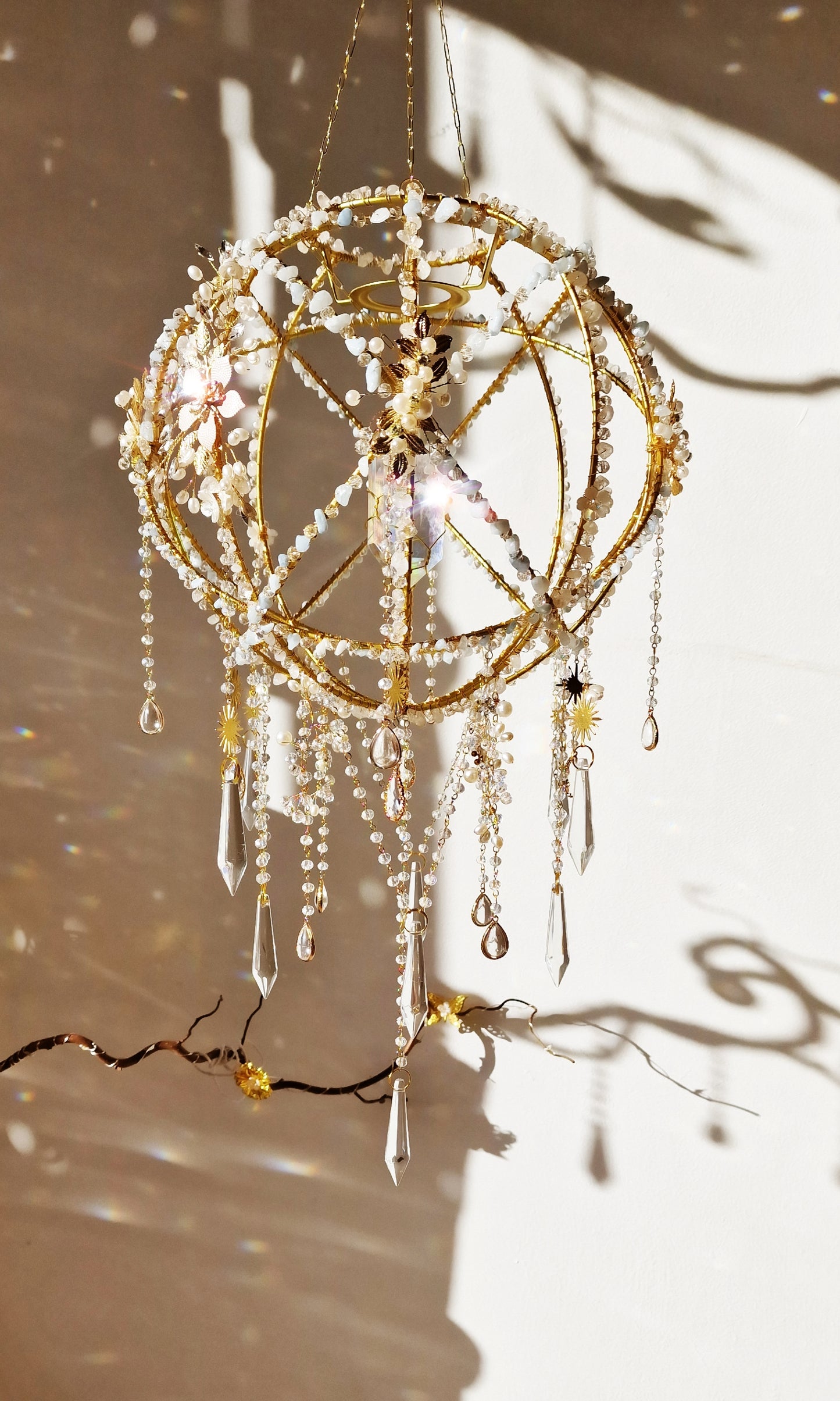 Crystal huge suncatcher orb - Jadis