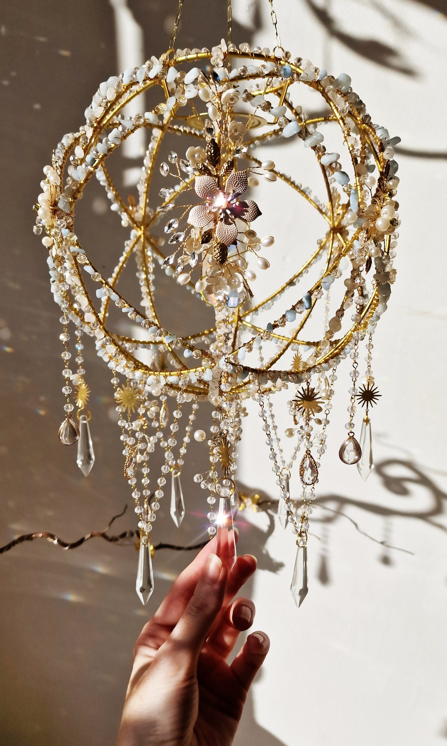 Crystal huge suncatcher orb - Jadis
