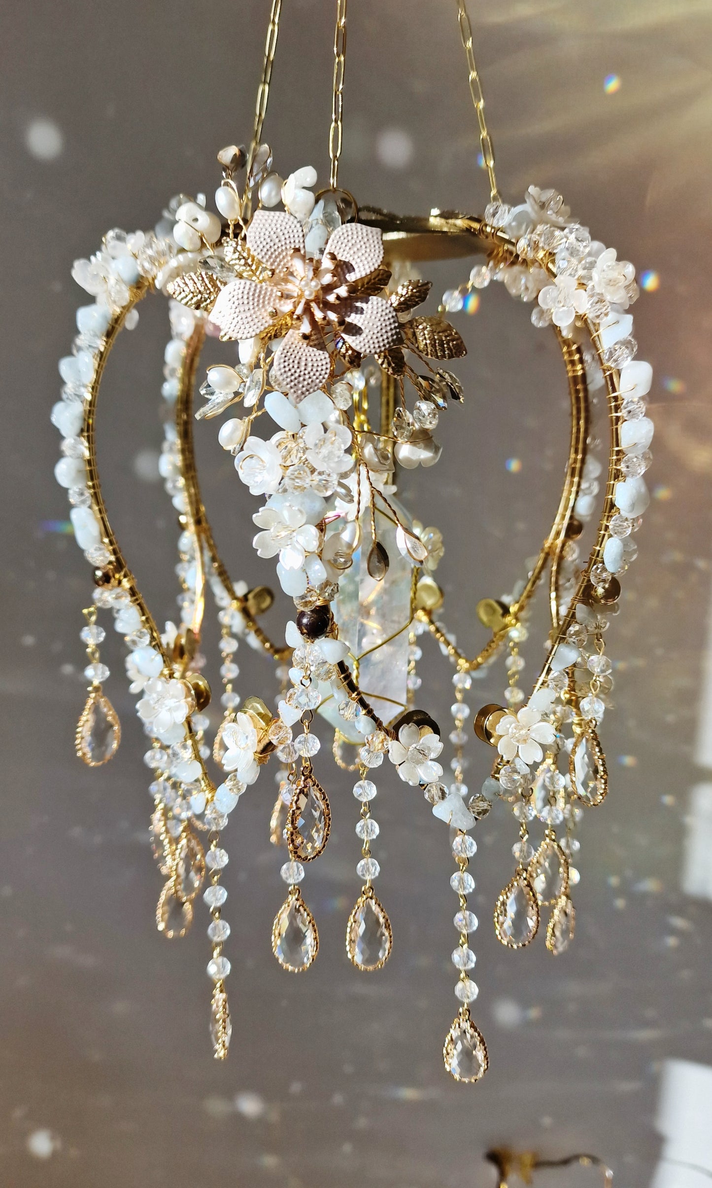 Flower crystal suncatcher - Peter