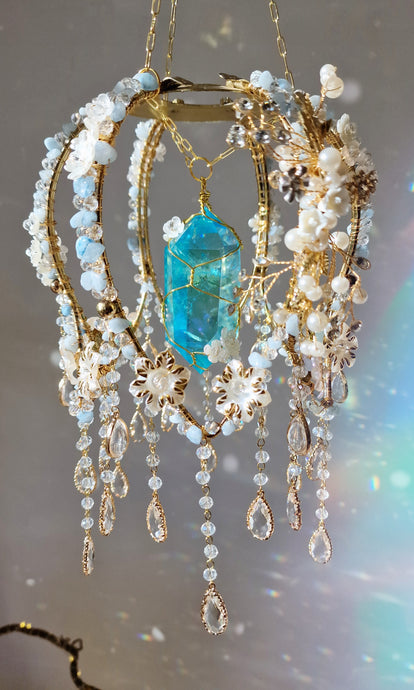 Flower crystal suncatcher - Edmund