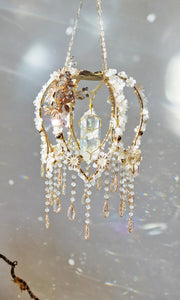 Flower crystal suncatcher - Lucy