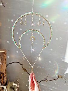 Moon Crystal Suncatcher DIY Kit celestial Light Catcher - Aria