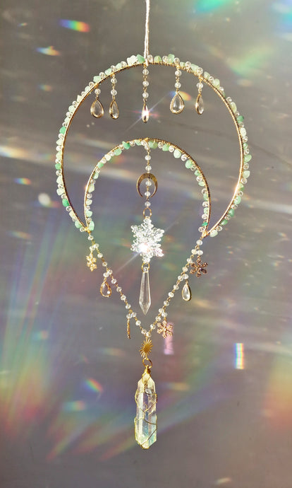 Moon suncatcher aventurine - Aspen