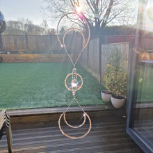 Load image into Gallery viewer, Crystal Moon Suncatcher DIY Kit Lunar Light Catcher Craft Kit - Linda