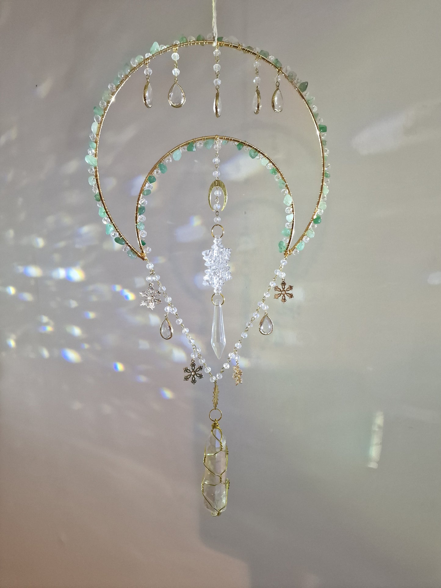 Moon suncatcher aventurine - Aspen