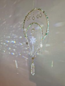 New - Moon suncatcher aventurine - Aspen