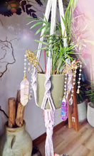 Load image into Gallery viewer, NEW suncatcher wand purple aura quartz butterfly