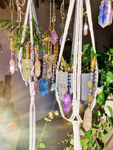 suncatcher wand rose aura quartz blossom