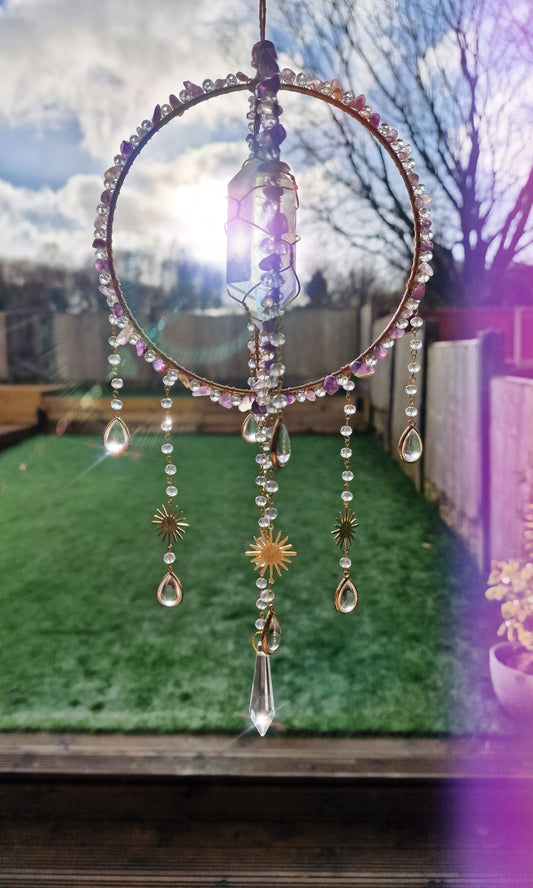 Orb Suncatcher Amethyst - Solar