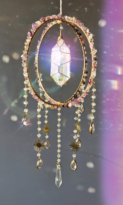 Orb Suncatcher Amethyst - Solar