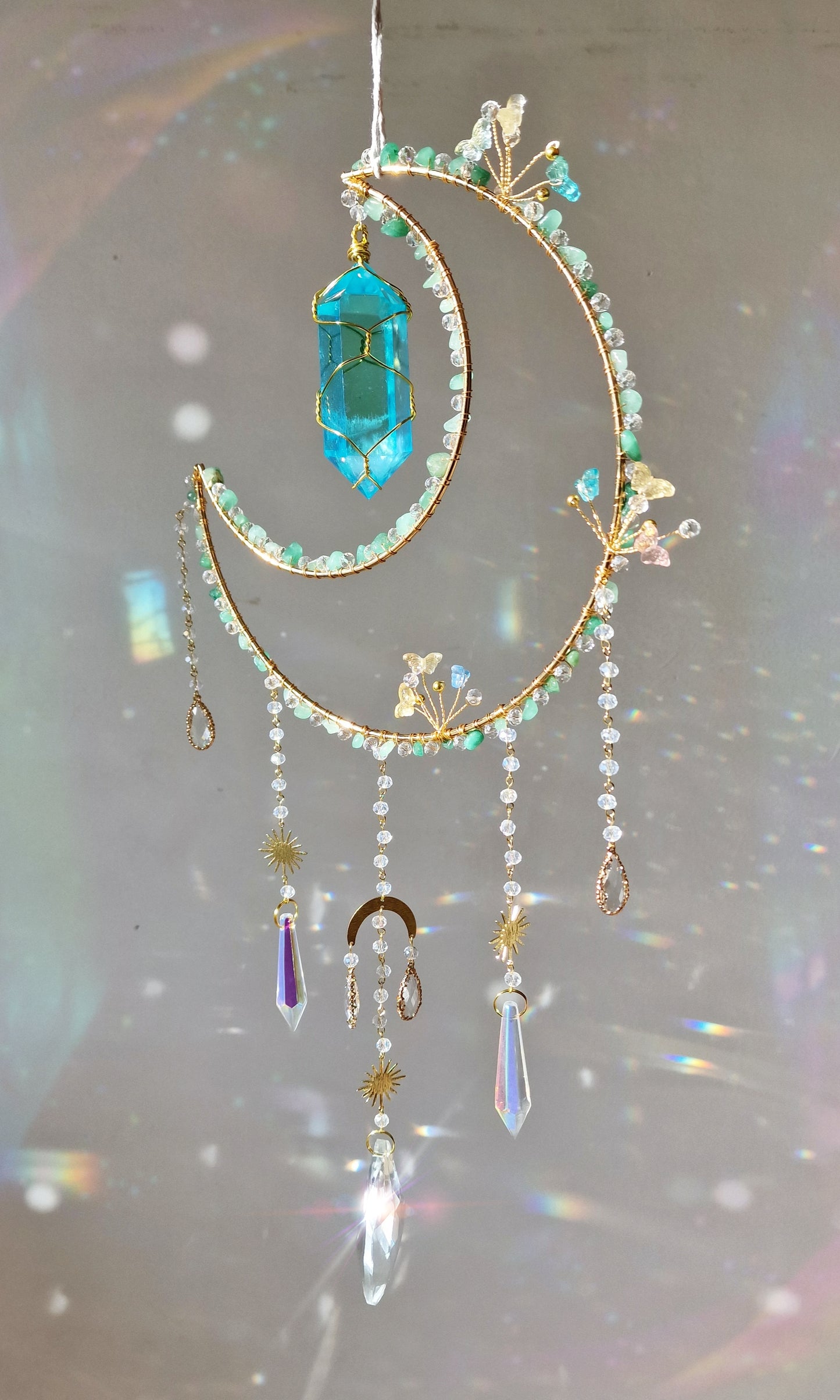 Moon Fairy Suncatcher - Green Hairstreak