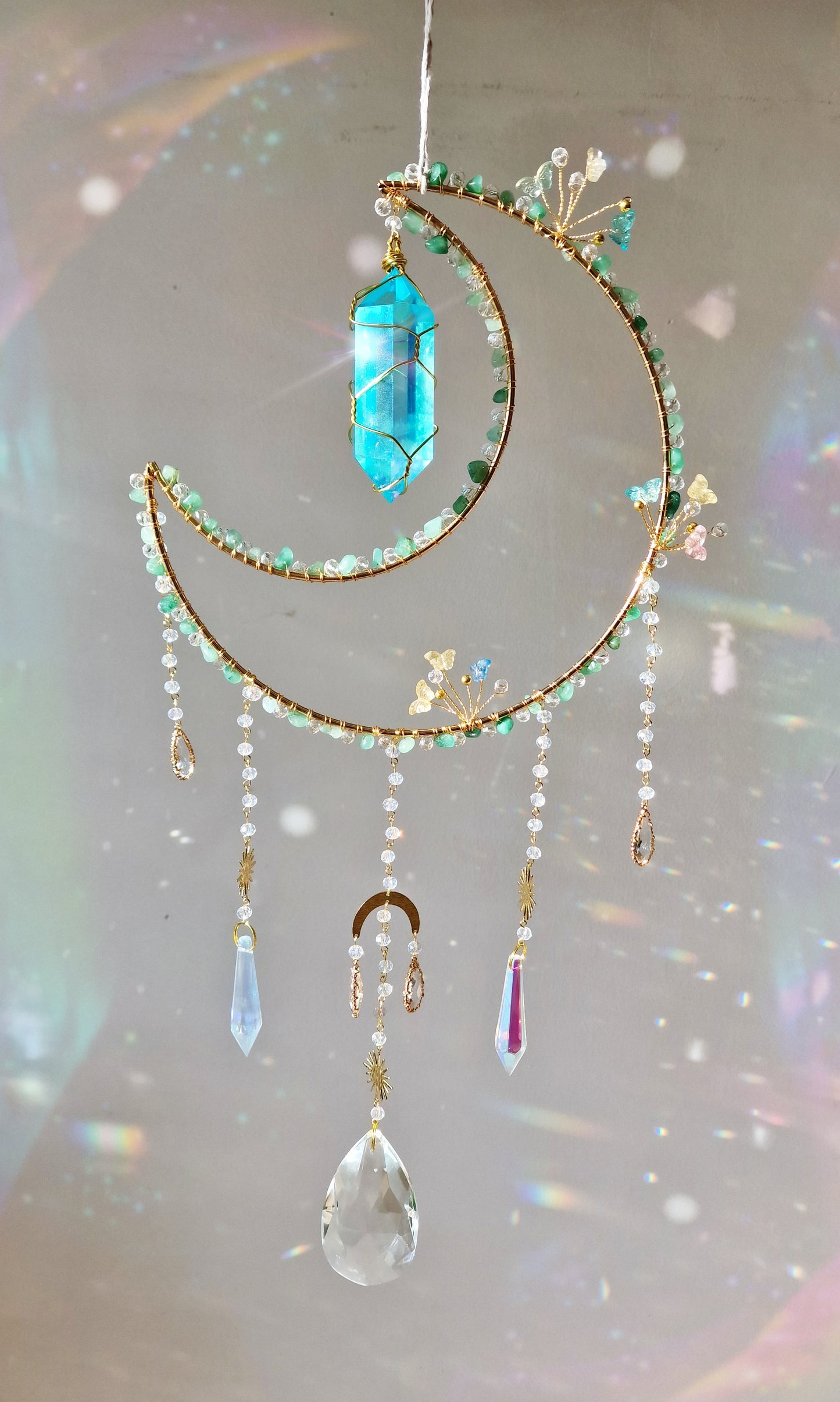 Moon Fairy Suncatcher - Green Hairstreak