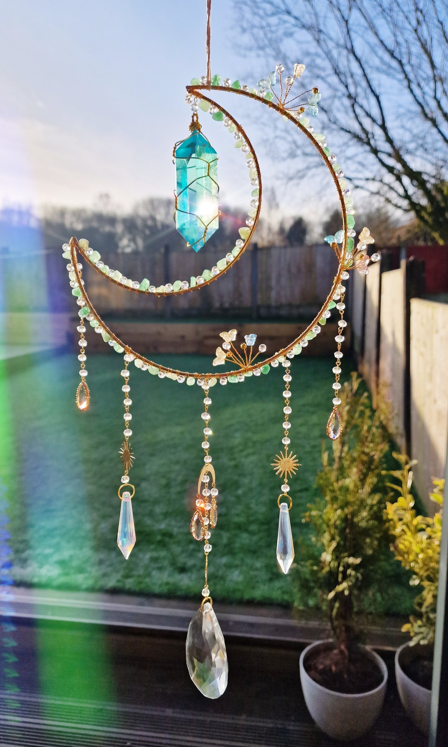 Moon Fairy Suncatcher - Green Hairstreak
