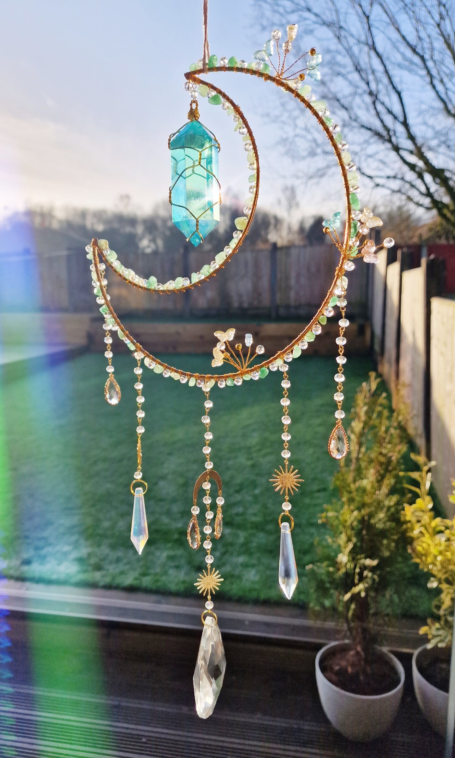 Moon Fairy Suncatcher - Green Hairstreak