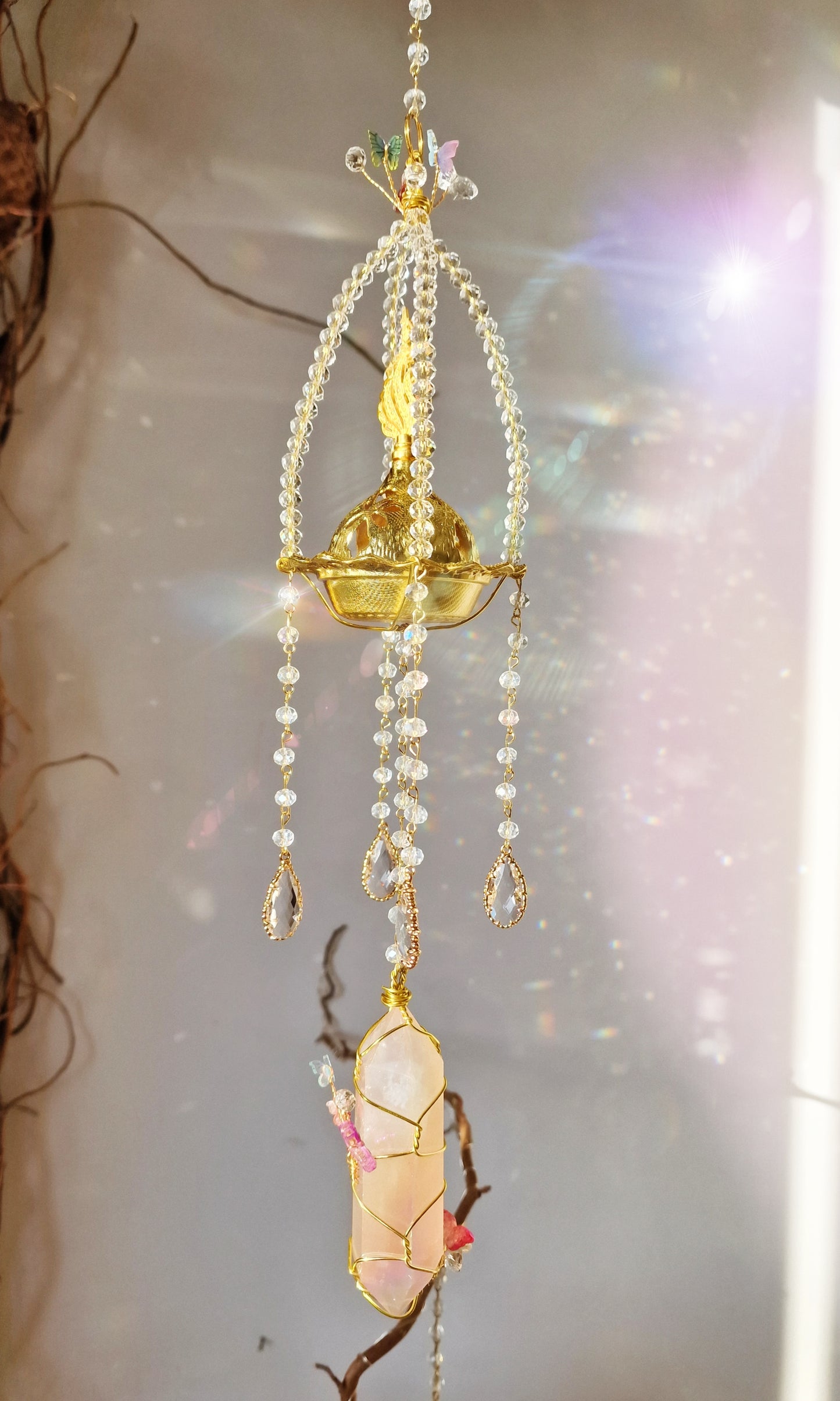 Fairy Incense Suncatcher - Swirl