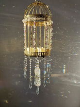 Load image into Gallery viewer, Suncatcher lantern with amethyst and aura quartz - Amaryllis