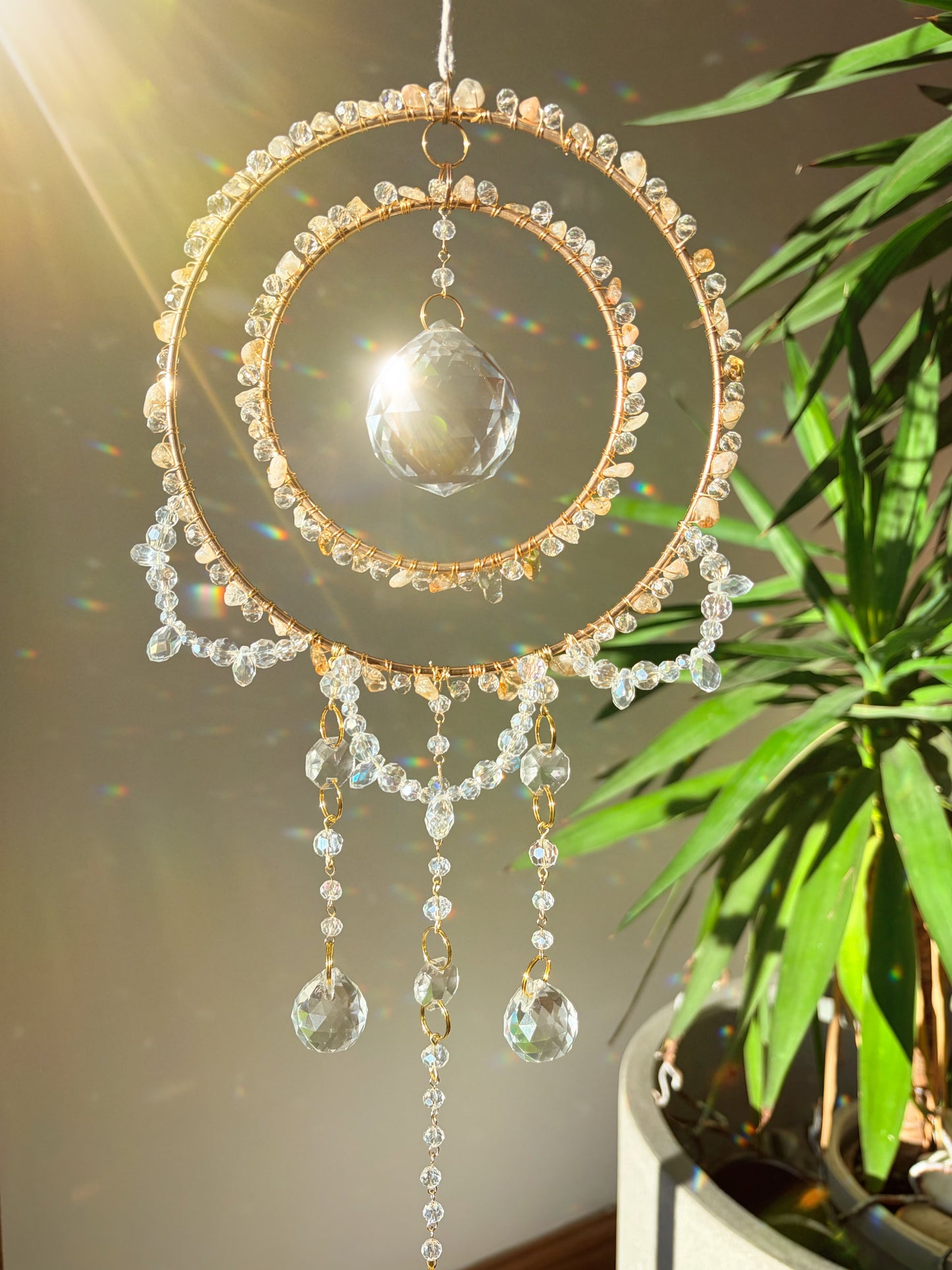 Double Hoop Suncatcher Video Tutorial + Materials Guide | Beluna