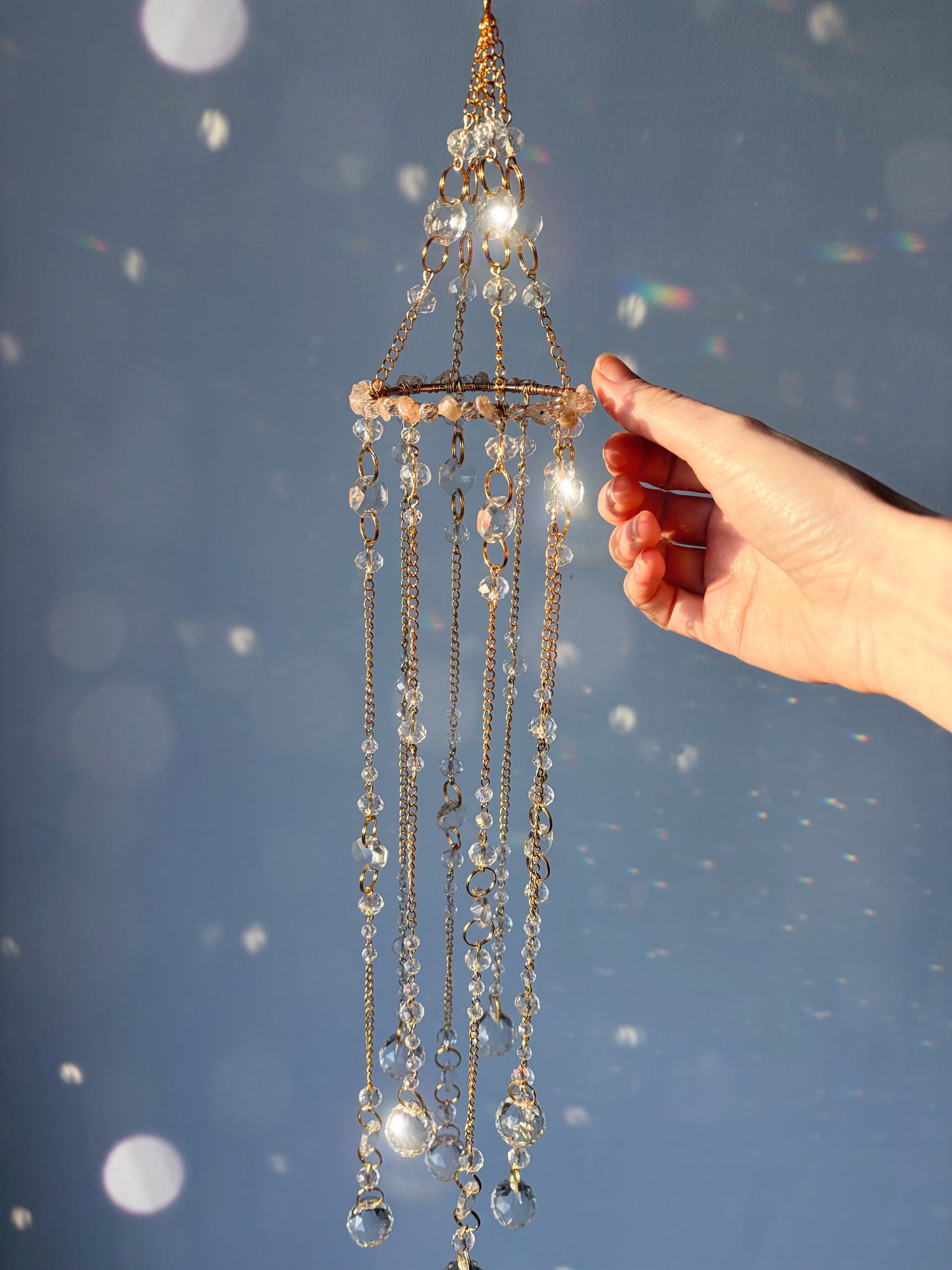 Long Chandelier Suncatcher Video Tutorial + Materials Guide | Cindoria