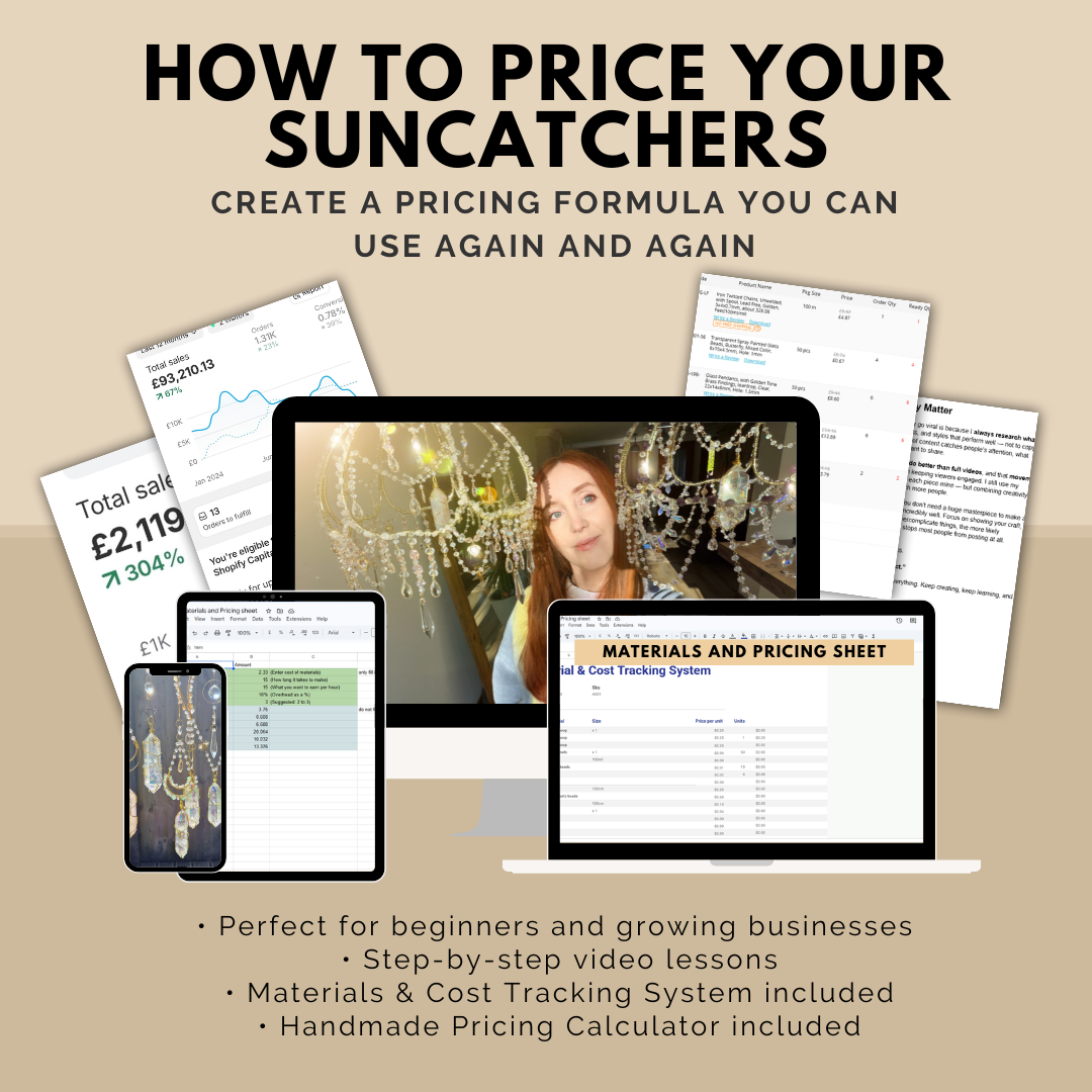 How to Price Your Suncatchers