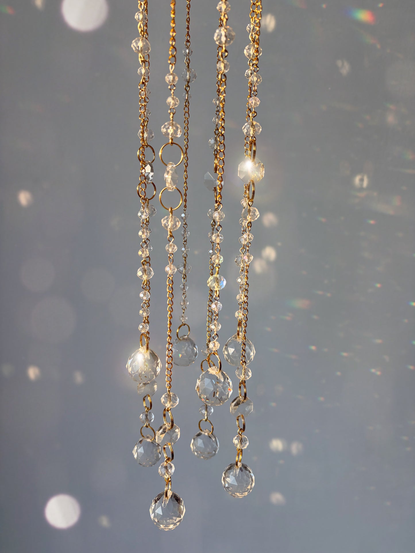 Long Chandelier Suncatcher Video Tutorial + Materials Guide | Cindoria