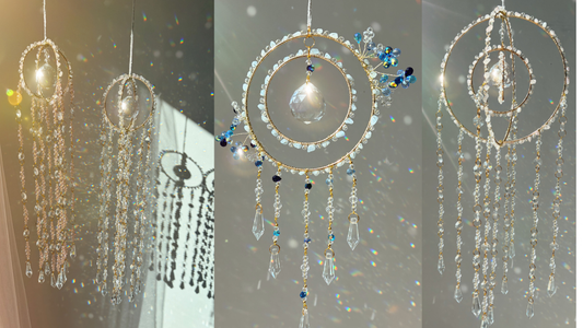 3 Suncatcher Tutorials Bundle – DIY Crystal Designs + Materials Guide