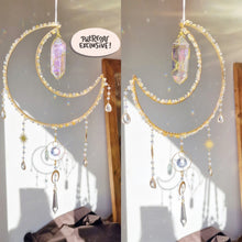 Load image into Gallery viewer, Patreon - Artemis crescent moon Suncatcher tutorial