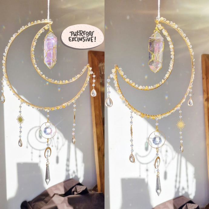 Patreon - Artemis crescent moon Suncatcher tutorial