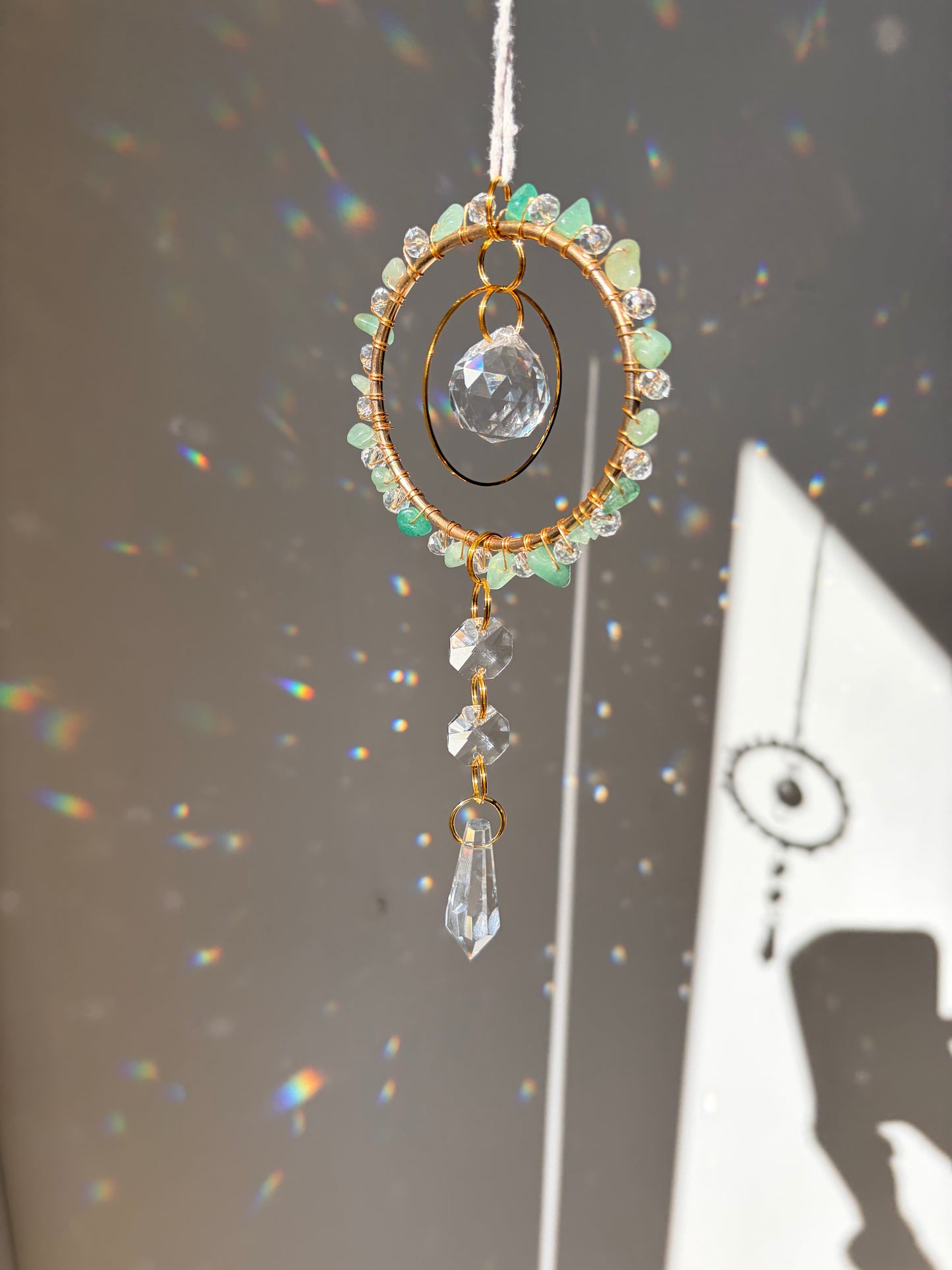 Beginner Crystal Beaded Hoop Suncatcher Video Tutorial + Materials Guide | Lunara Hoop