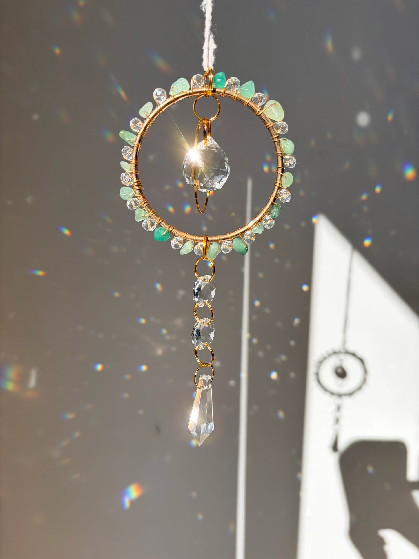 Beginner Crystal Beaded Hoop Suncatcher Video Tutorial + Materials Guide | Lunara Hoop