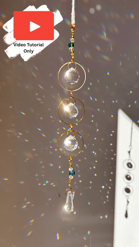 Beginner Triple Hoop Suncatcher Video Tutorial + Materials Guide | Trinity Orb