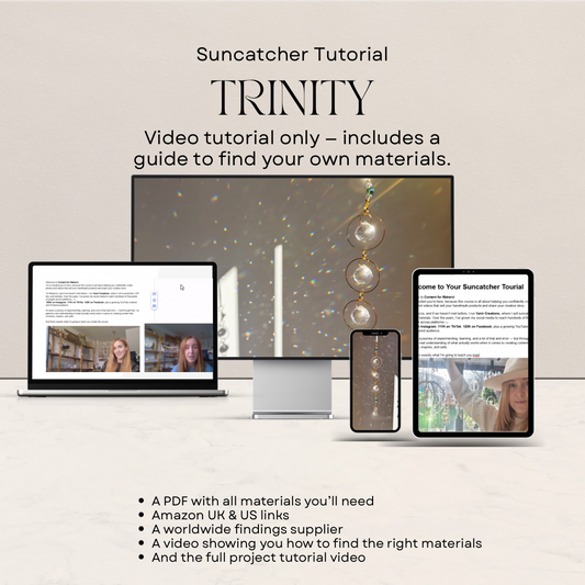 Beginner Triple Hoop Suncatcher Video Tutorial + Materials Guide | Trinity Orb