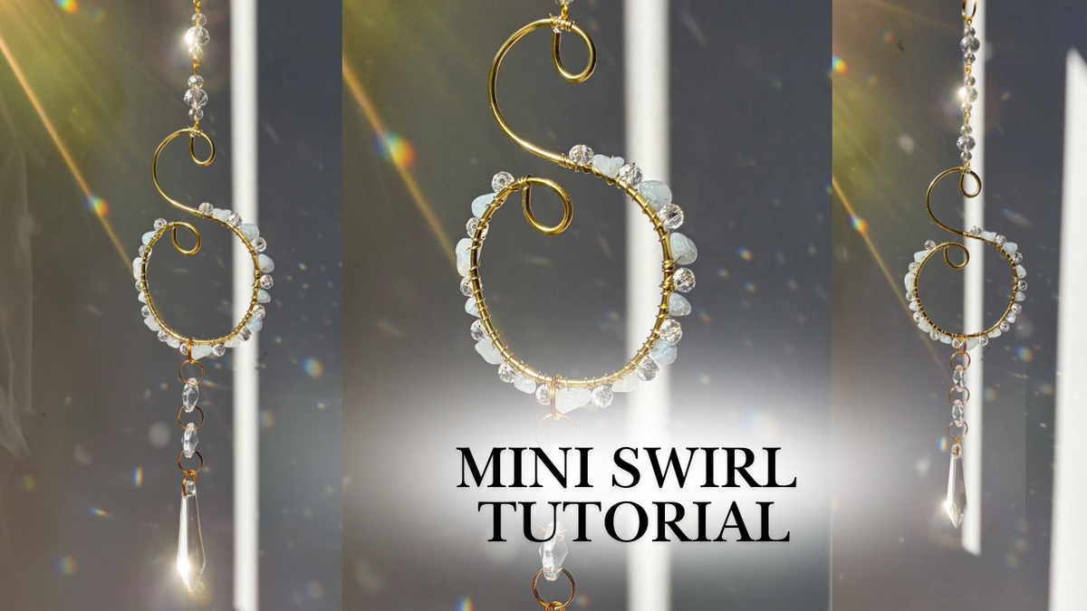 Mini Swirl Crystal Suncatcher DIY Kit + Free Tutorial