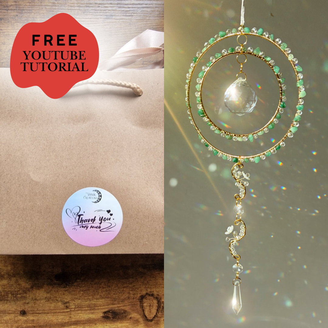 Petal Crystal Suncatcher DIY Kit + Free Tutorial