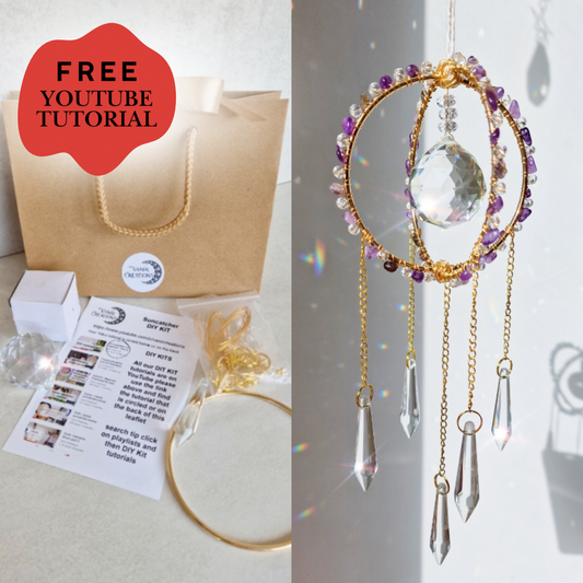 Ball Orb Suncatcher DIY Kit Light Catcher Craft Kit  - Crystal Ball
