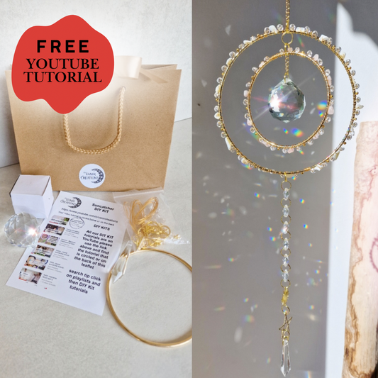 Crystal Suncatcher DIY Kit with Wire Wrapping - Alanis